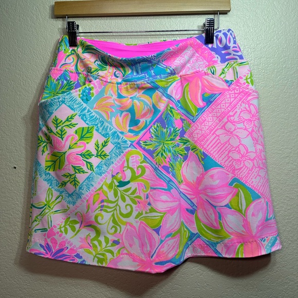 Lilly Pulitzer Monica Luxletic Performance Skort Size 4 Golf Tennis Pickleball - Picture 3 of 4